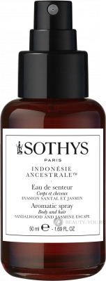 Легкая парфюмированная вуаль для тела и волос  Aromatic Spray 50 мл (SOTHYS) 109920